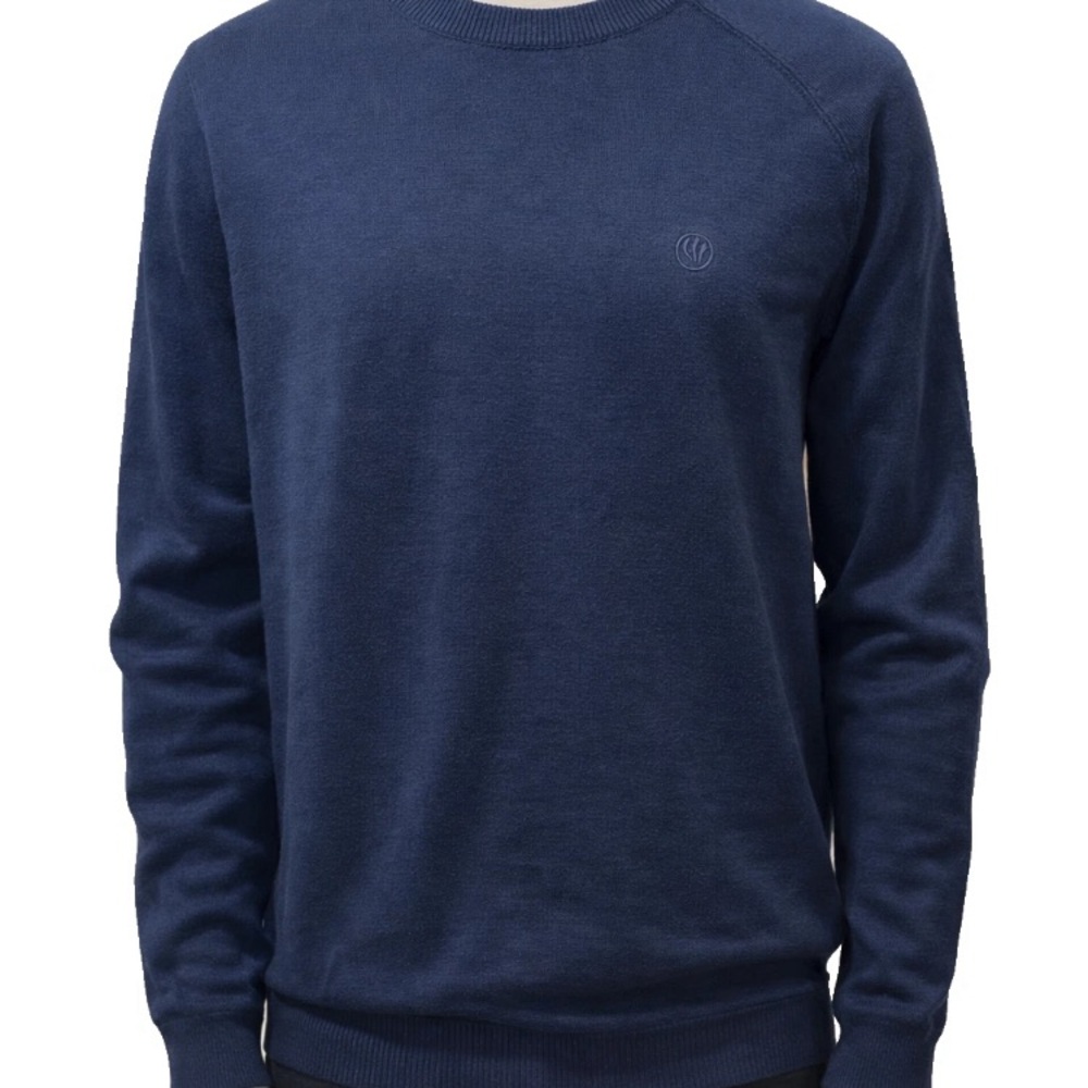 Fat Face Men's Deep Blue Crewneck Sweater 2XL